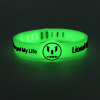 Football adjustable metal silica gel bracelet