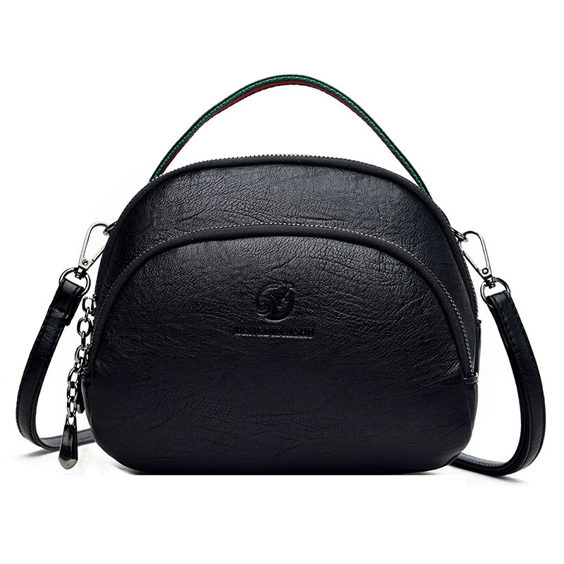 One‑shoulder bag, Korean style, soft polyurethane, compact 21×9×17 cm