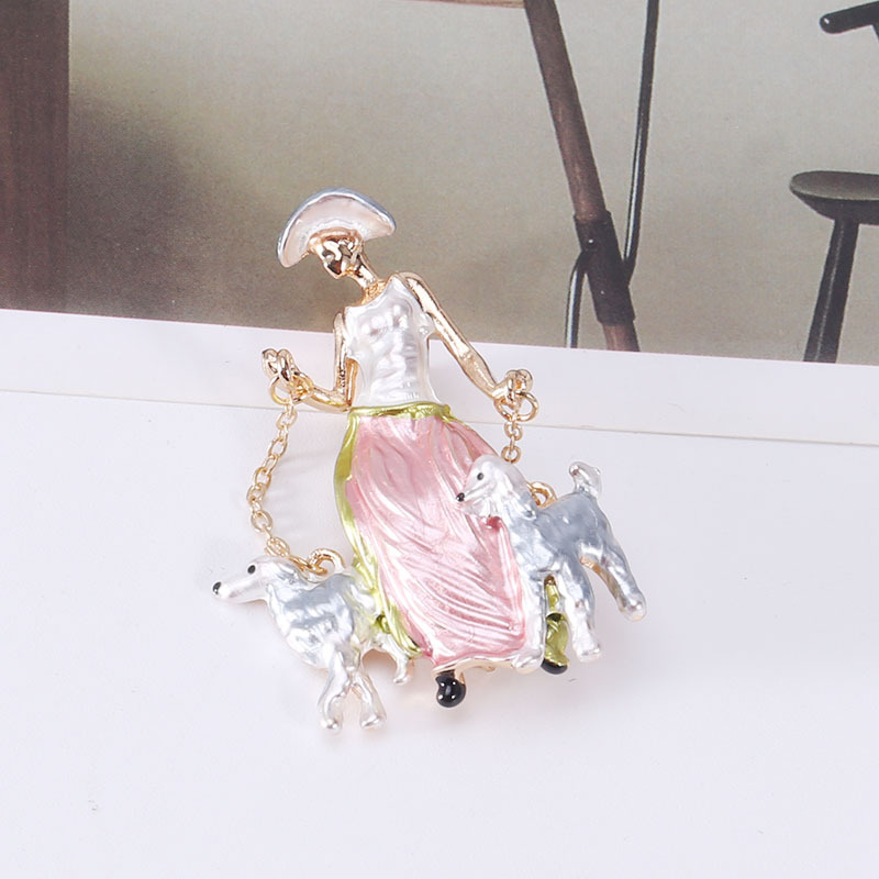 14g Weight Brooches Classification Anniversary, Business Occasion Alloy Material Cartoon Character Pattern Women's Gender Korean Style Style Korean Style Pin Cartoon Character Alloy Women's Brooches 3