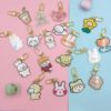 Tide, cute Japanese pendant, backpack, accessory, keychain, with little bears, internet celebrity