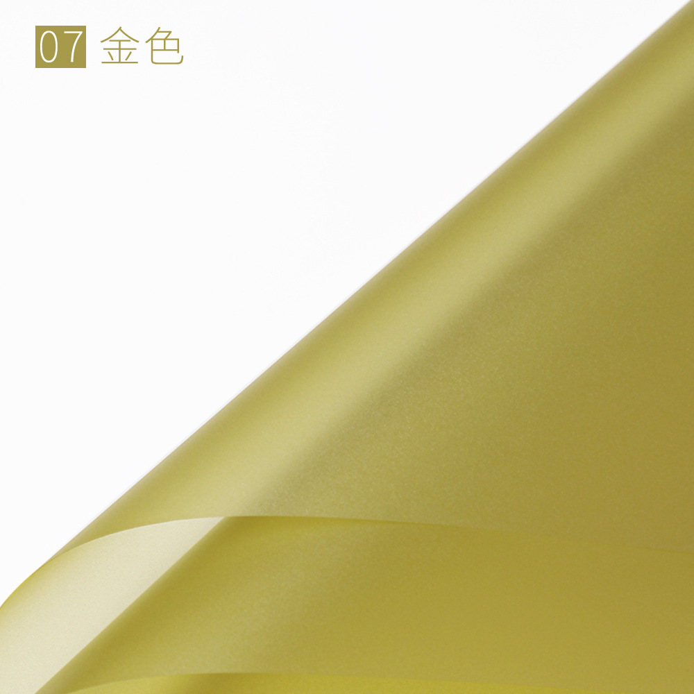 Flower Party Factory al por mayor papel mate de color sólido translúcido papel de embalaje de flores papel de embalaje de flores floristería papel de material de embalaje