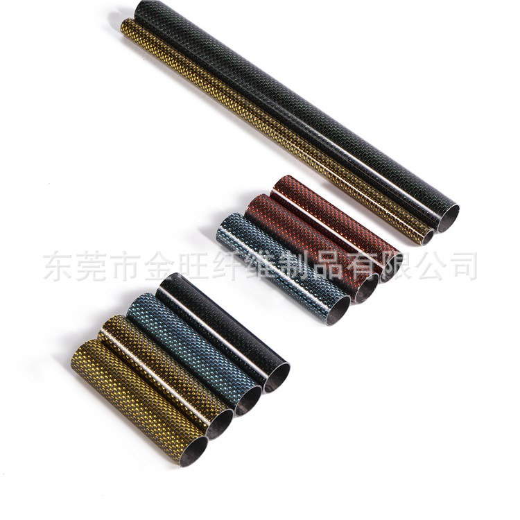 高强度深圳生产，批发碳纤维管   运动器材用重量轻碳纤维管3K纹