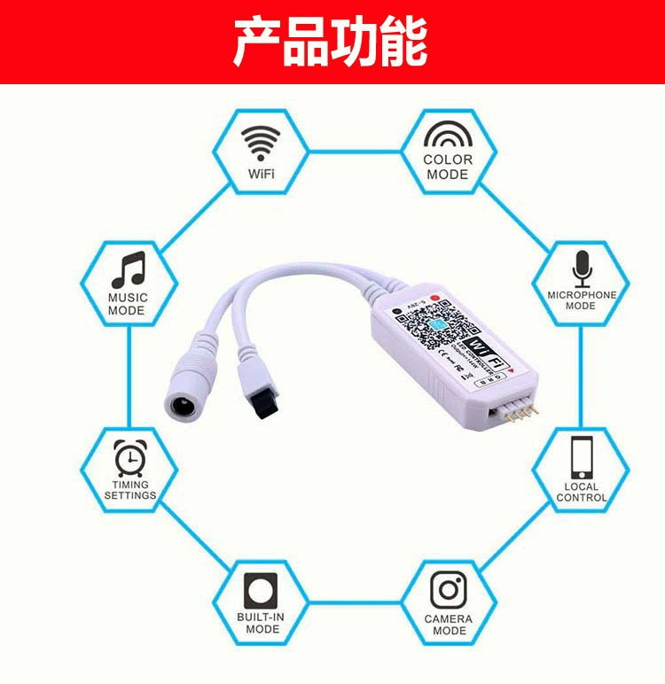 LED light strip, set, 12v, 2835 pieces