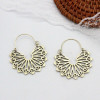 Ethnic accessory, retro metal earrings, European style, boho style, ethnic style, wholesale