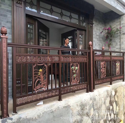 廠家直銷鋁合金護欄 別墅陽台鋁圍欄 庭院鋁藝護欄款式多價格優惠