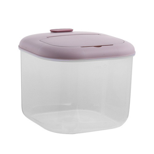 Manufacturer wholesale plastic household rice bucket rice storage box moisture-proof and insect-proof large-capacity sealed storage box large and small rice cylinder