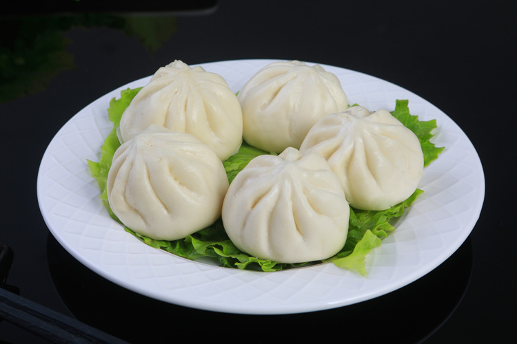 鲜肉滑肉包12个530g装包点鲜肉包子港式点心冷冻包子早餐点心批发-阿里巴巴