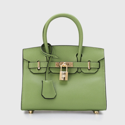 2020跨境秋冬新款铂金包女时尚真皮女士单肩包欧美手提斜挎包|ru