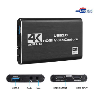 USB3.0 Video Collection Card Recorder 4K60 HDMI Coll Card USB для HDMI Converter