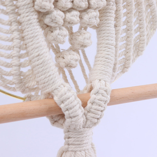 Cross-border bohemian woven tapestry long tassel wall hanging handmade home decoration wall cotton rope Nordic style tapestry