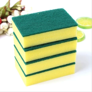 High-Density Double-Sided Sponge for Kitchen Cleaning with Special Feature