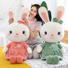 廠家批發小雛菊甜甜兔毛絨玩具公仔公主兔抱枕兒童女生禮物玩偶