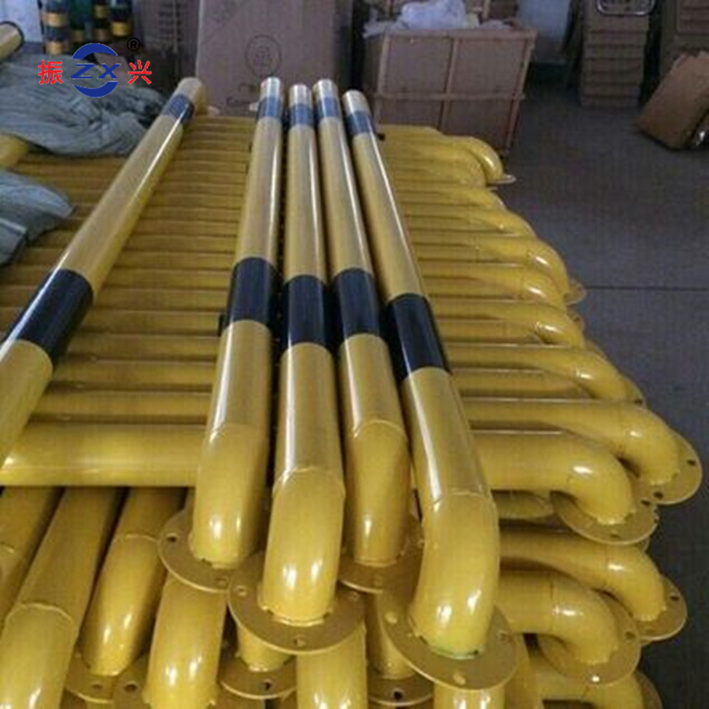 厂家M型挡车杆 停车场钢管挡车器定位器 槽钢U型龙门阻退器