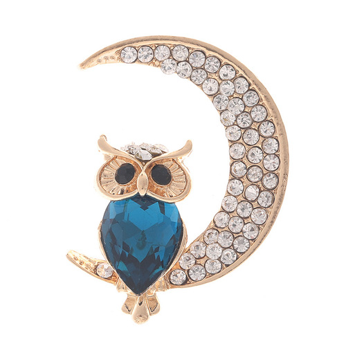 owl box paste DIY accessories clothing Brooch accessories mobile phone shell paste Rhinestones 