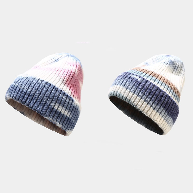 demi-season travel keep warm retro knitted hat hip-hop style