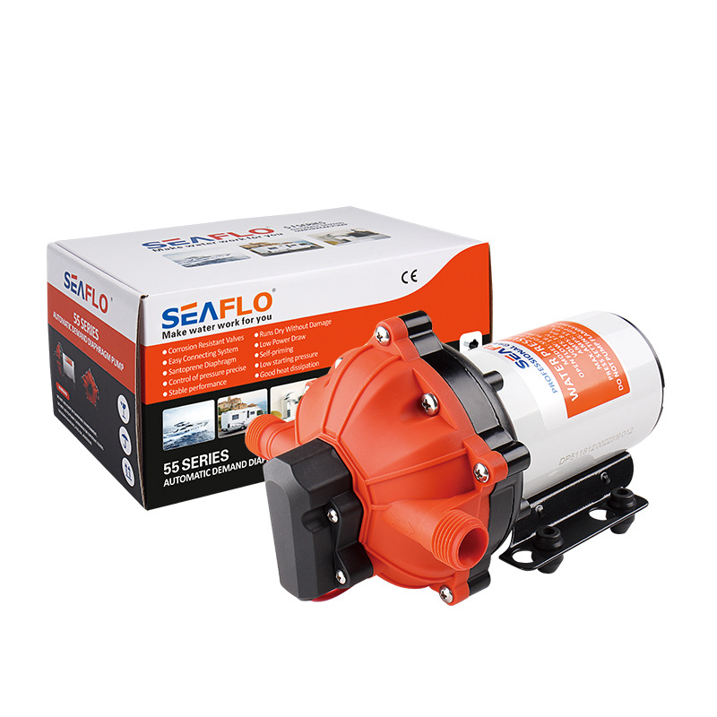 厂家直销SEAFLO高压泵大功率喷雾水泵除雪机喷洒水泵大流量增压泵