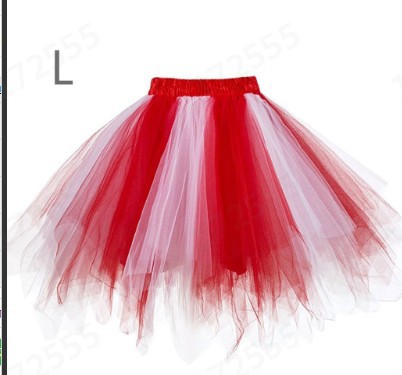 Candy color multi-color de media longitud pettiskirt estudio fotografía de la boda media-longitud pequeña falda de color de la falda de apoyo