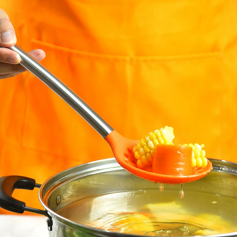 Silicone kitchenware stainless steel, set, 7 pieces
