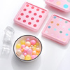 Silica gel small hockey, compact mold, milk tea from pearl