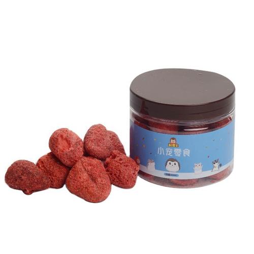 African mini hedgehog freeze-dried strawberry hamster strawberry snack fruit nutrition chinchilla rabbit sugar glider snack