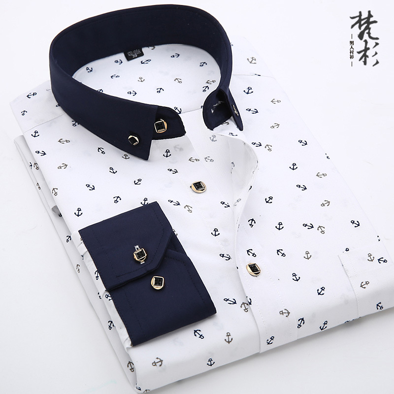 2020 new spring and summer men's shirt l...