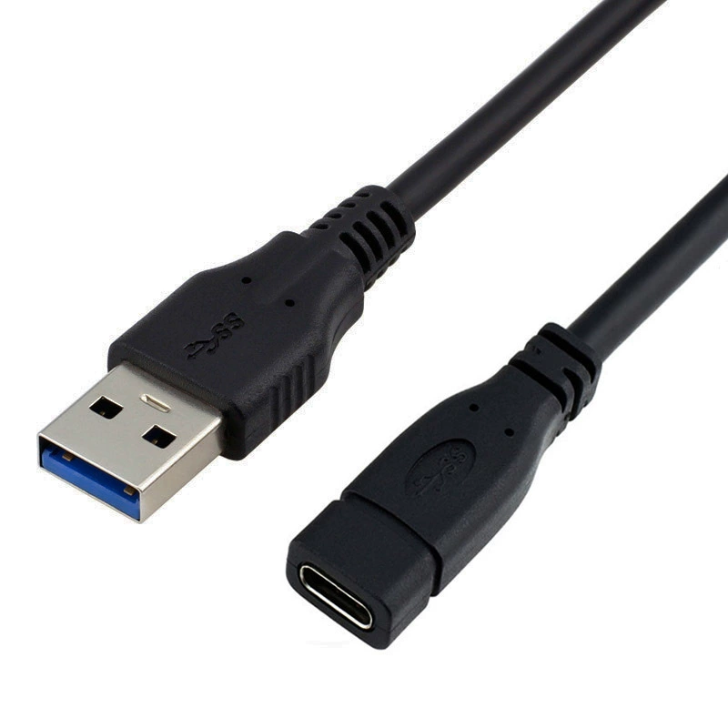 USB3.0 на Type-C на USB3.0, кабель передачи данных 5 Гбит/с для удлинения и передачи