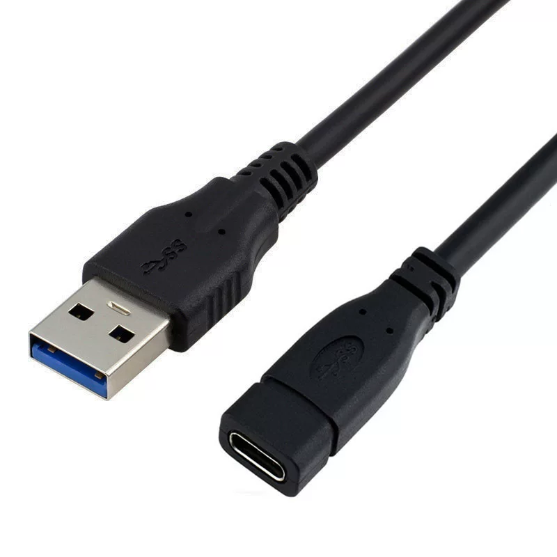 USB3.0 на Type-C на USB3.0, кабель передачи данных 5 Гбит/с для удлинения и передачи