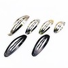 Korean matte water droplets oval BB clip wholesale children hair accessories DIY accessories high -quality paint side clip