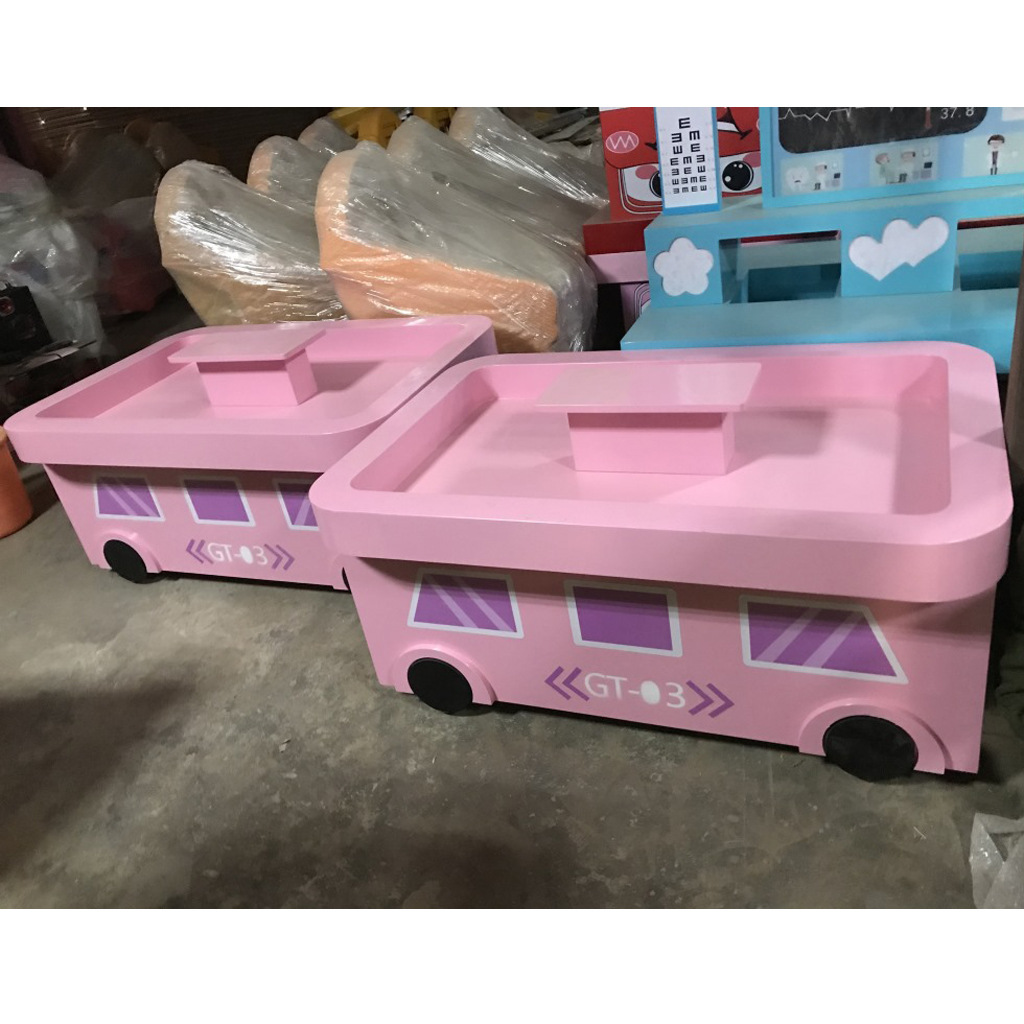 工厂现货生产儿童玩具展柜益智游玩太空沙桌柜台积木墙