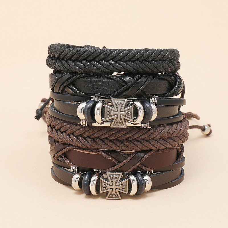 Simple retro  leather bracelet
