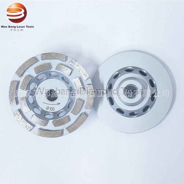 4寸双排磨轮 105金刚石磨轮 金刚石磨砂轮金刚石磨具混凝土磨具