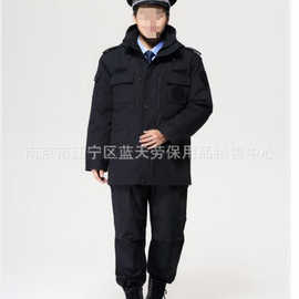 多功能棉衣作训服 保安工作制服 秋冬季加厚套装保暖物业工作服