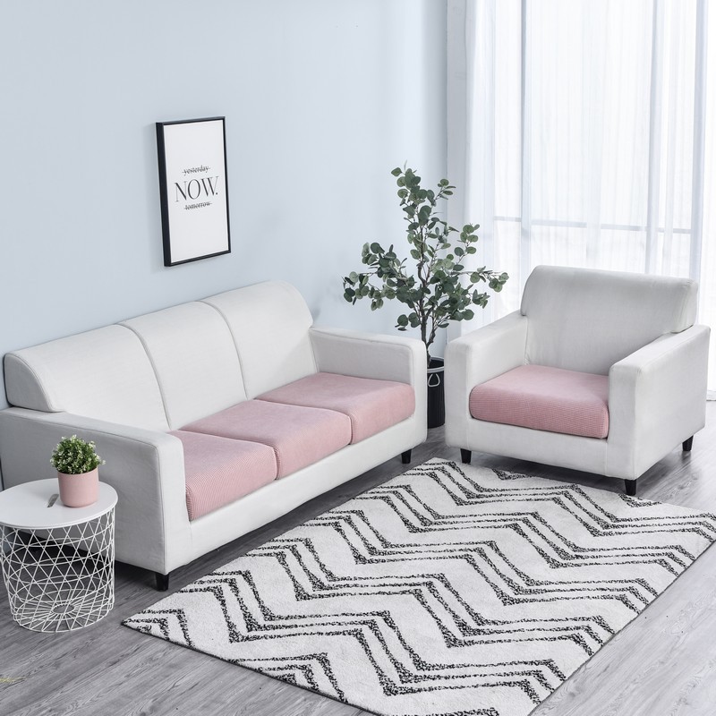 Nordischer Samt Sofaüberzug Elastisch Für Chaiselongue Bezug_voghion.com