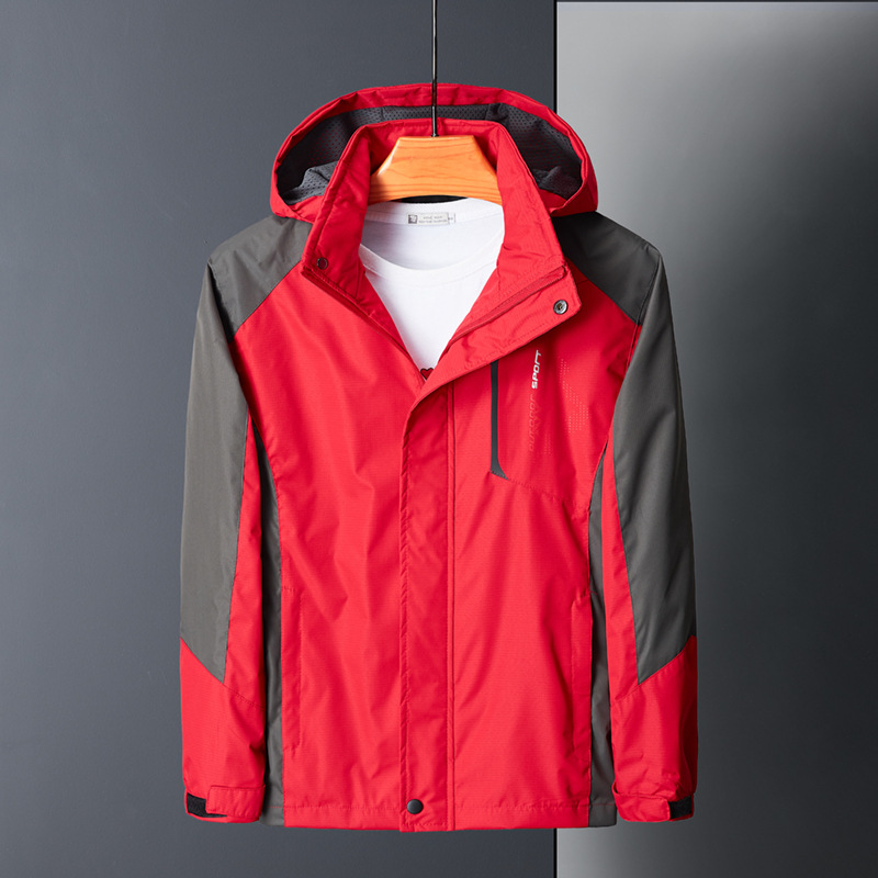 戶外沖鋒衣男新款透氣舒適單層薄款LOGO定制防風防水保暖外套女