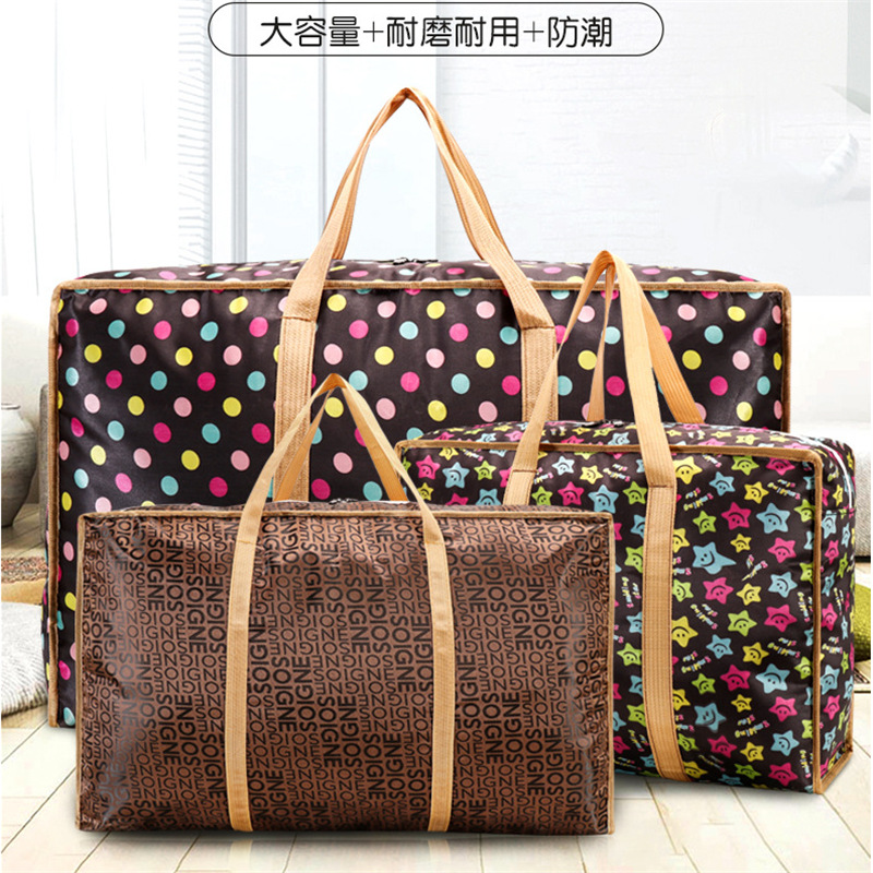 Spot large portable moving bag satin foa...