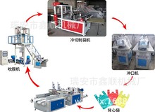 厂家供应塑料背心袋设备 全自动生产塑料袋的机器 包装袋制袋机器