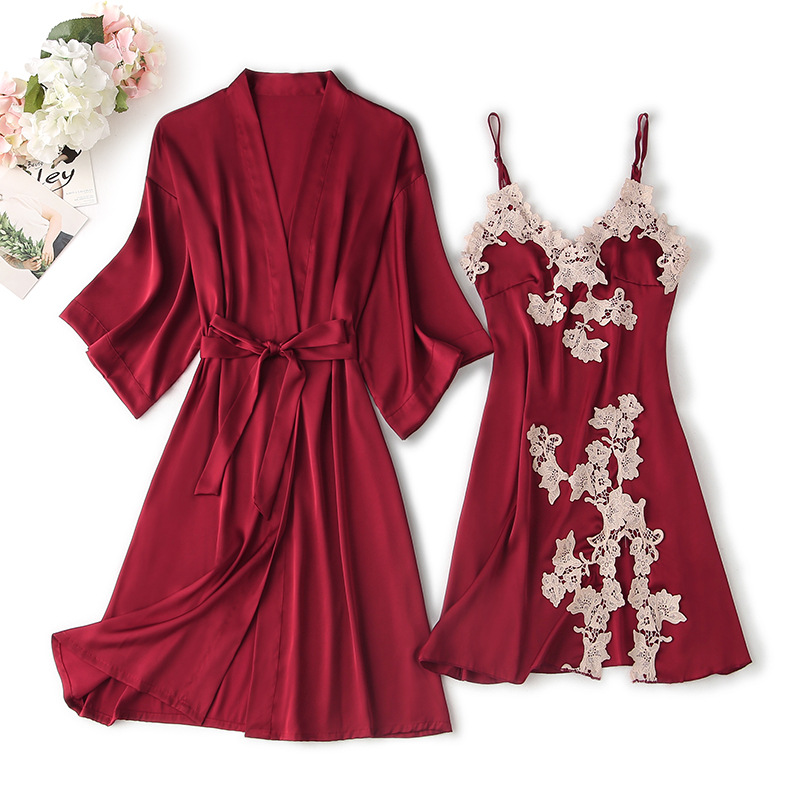 Satin Cami Nightgown Set