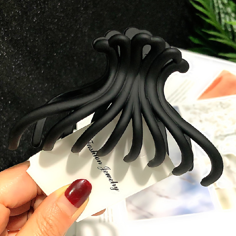 Europäische Und Amerikanische Neue Große Adult Claw Clip Candy Farbe Haarnadel Korea Ins Damen Pferdes Chwanz Clip Kopfschmuck Haarnadel Großhandel display picture 2