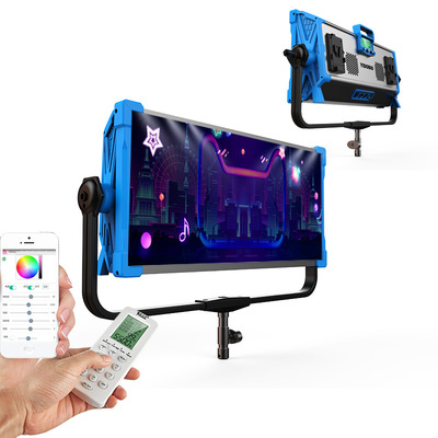 影多宝rgb补光灯LED 全彩舞台灯影棚广告摄影视频拍摄灯影视器材
