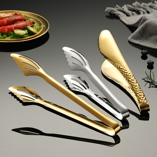 Non-magnetic stainless steel butterfly barbecue clip anti-scalding clip bread dessert clip steak meat clip food food clip customization