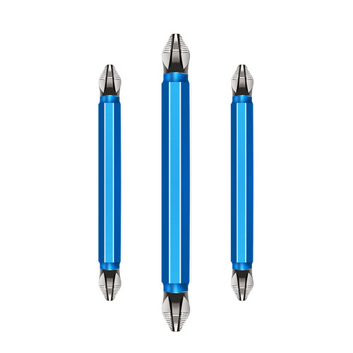 Strong Magnetic Double Cross Screwdriver Set with Premium Anti-Slip Handle, Extra-Hard Electric Drill with Powerful Magnetic Bit Holder