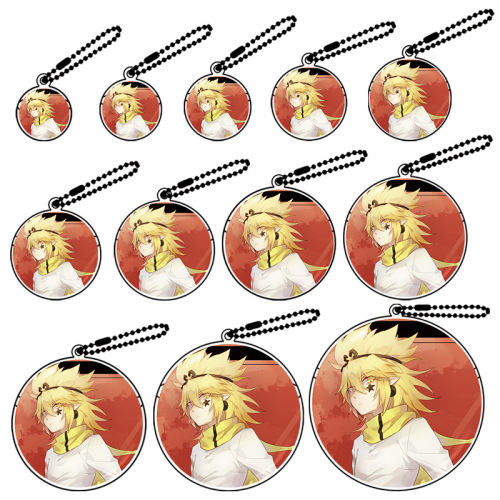 Manyun Bead Chain Transparent Protective Case Animation Badge Display Storage Black Bead Chain Student Pendant