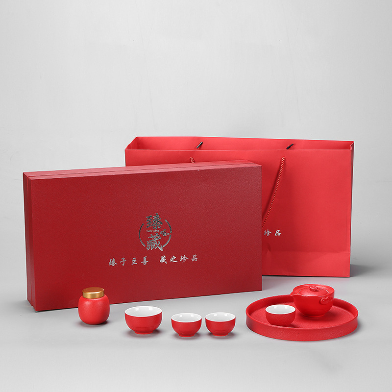 스타일 5: 레드 Xiangyun Ruyi 익스프레스 선물 상자 세트 (중국 레드 박스)