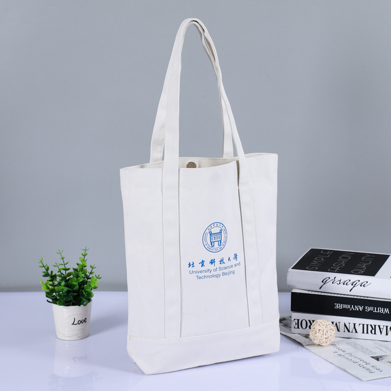 定制全棉帆布袋彩印手提购物袋子 学生培训广告纯棉布袋加印LOGO