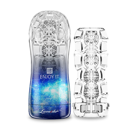 Hong Kong Bangai Naughty Crystal Cup Men's Manual Sexy Masturbation Cup Adult Men's Sexy Airplane Cup Toy Flying