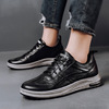 Winter trend casual footwear for leather shoes English style for leisure, wholesale, 2020, plus size