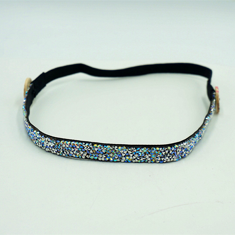 Fábrica al por mayor nuevo oído europeo y americano anti-apriete máscara botón diadema resina diamante banda de pelo Simple deportes tocado