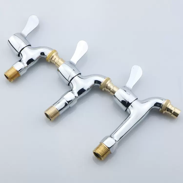 铜牙快开水龙头4分家用浴室卫生间拖把池水槽水龙头 洁具厂家批发