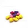 Factory direct sales solid diamond diy mixed -colored mixed batch children's loose bead plastic necklace earrings beads