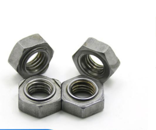 A3铁六角焊接螺母 电焊螺母 点焊螺帽焊本色M4M5M6M8M10M12M14M16